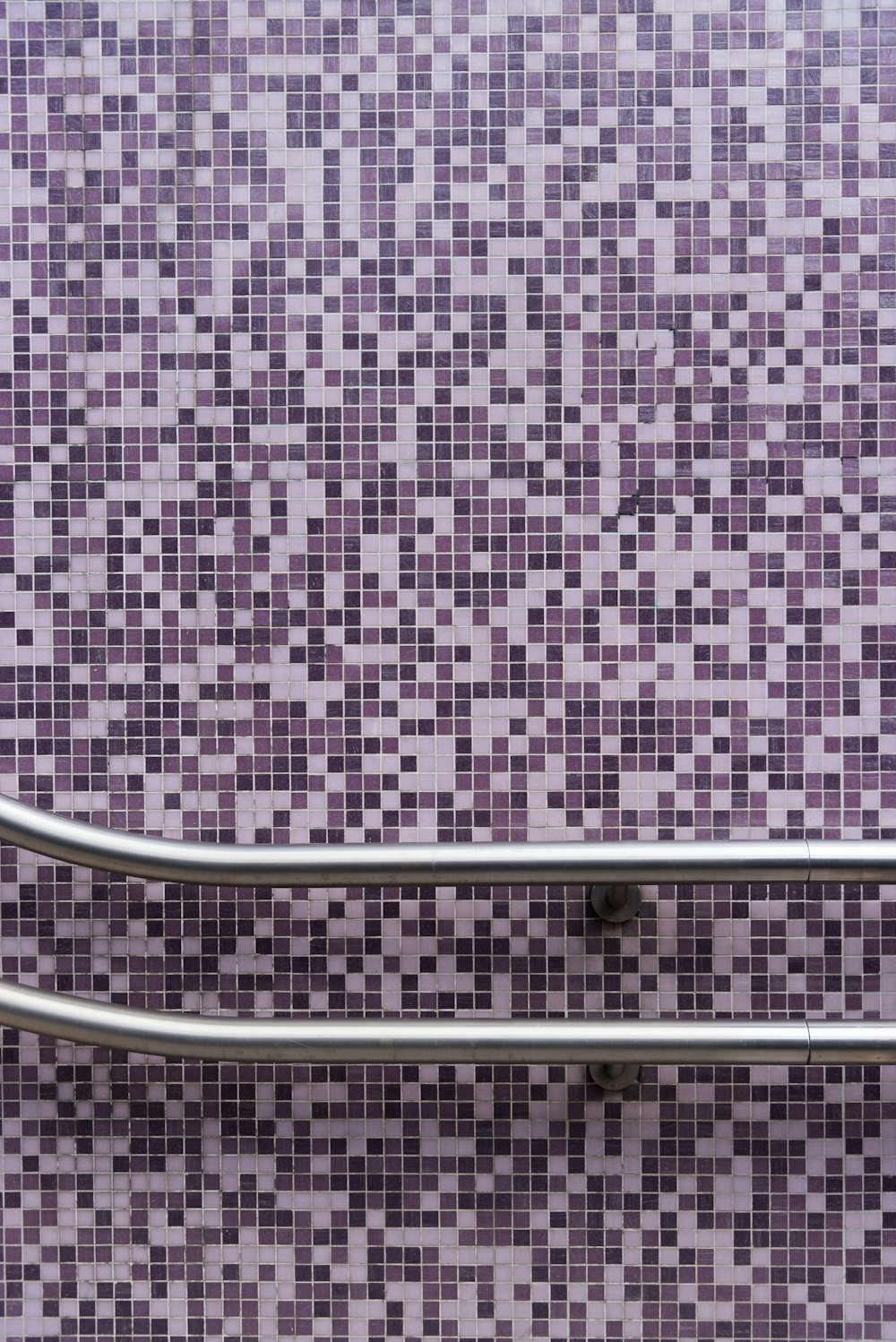 Safety Grab Rail 450mm – Satin Steel