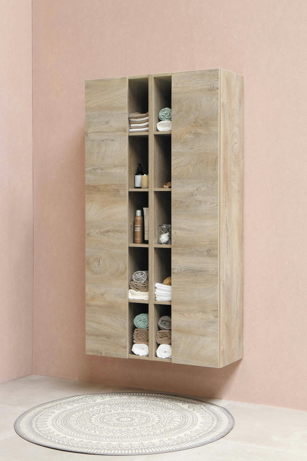 Fjord Oak Tall Storage Cabinet – Natural Oak