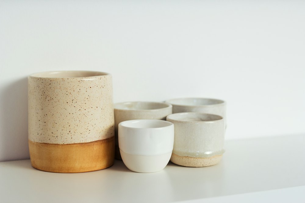 Speckled Ceramic Canister Set – Speckled White