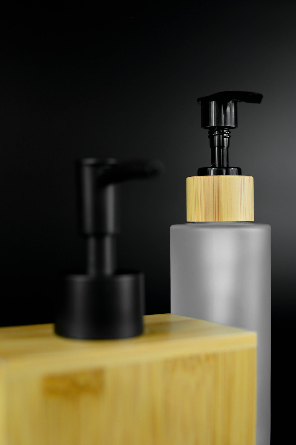 Stone & Bamboo Soap Dispenser – Stone Grey